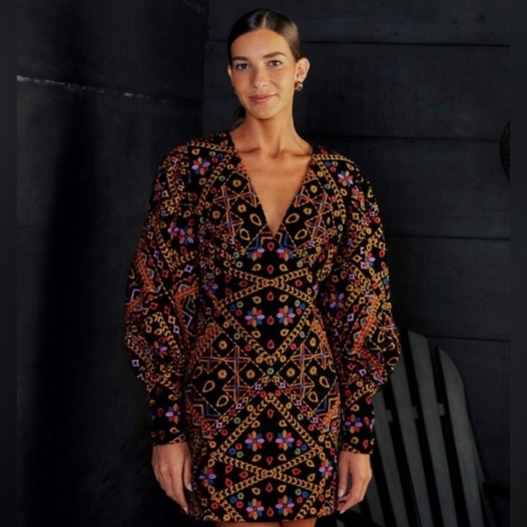 Brand new with tags FARM Rio corduroy embroidered - Picture 2 of 9